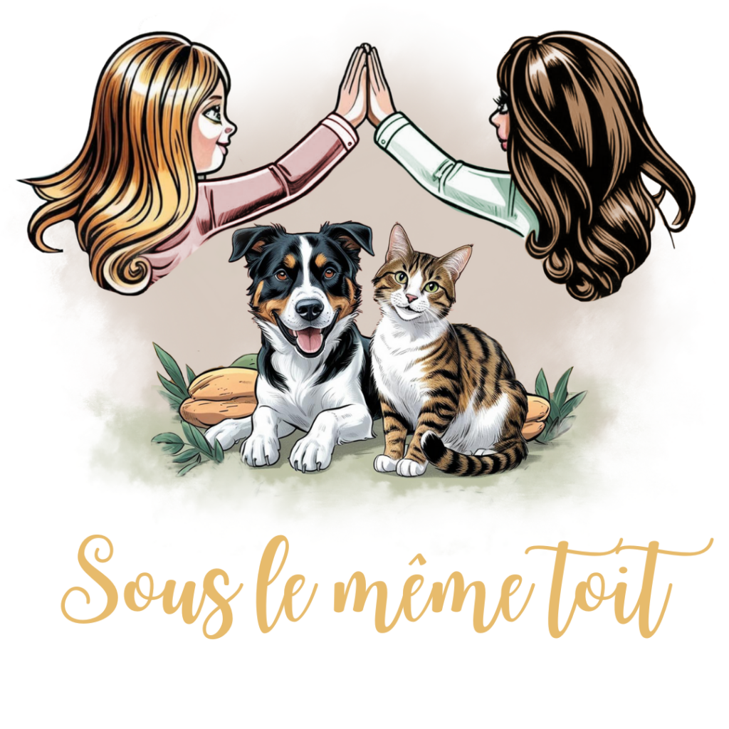 chien et chat sous le même toît, complicité, jenny et malvina